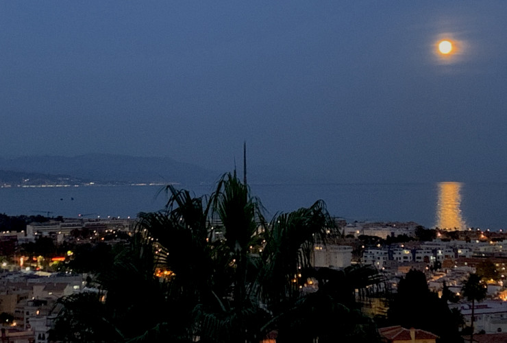 Another moon over the bay of Malaga